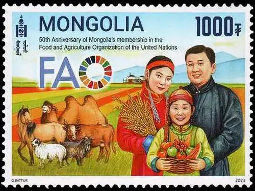 50th anniversary of Mongolia's membership in the Food and Agriculture Organization in the United Nat