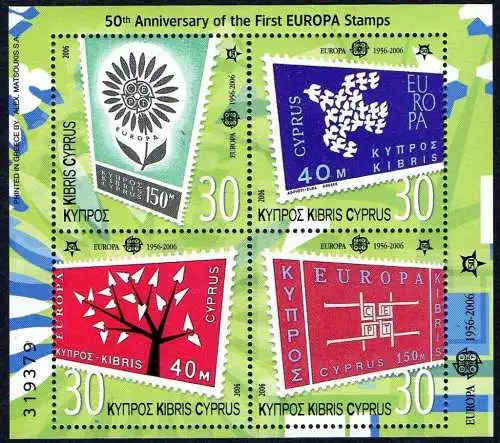 The 50th Anniversary of the 1st EUROPA Stamps