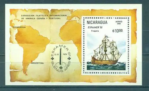 Airmail - International Stamp Exhibition ESPAMER '81" - Buenos Aires, Argentina"