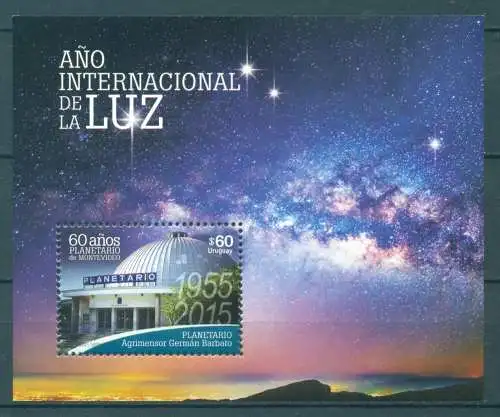 International Year of Light - 60th Anniversary of the Planetarium of Montevideo