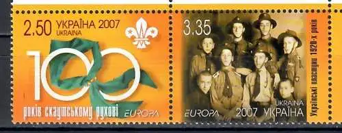 EUROPA Stamps - The 100th Anniversary of Scouting