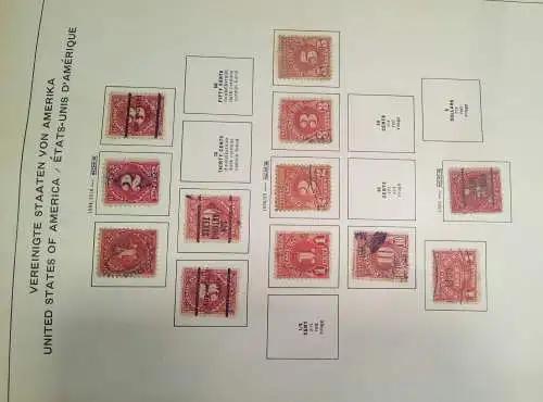 USA postage stamp collection