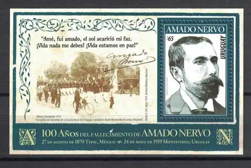 100 years since the death of Amado Nervo