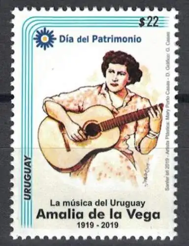 The music of Uruguay - Amalia de la Vega