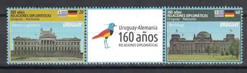 160 Years Series Diplomatic Relations Uruguay-Germany