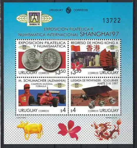 International Stamp and Coin Exhibition SHANGHEI '97""