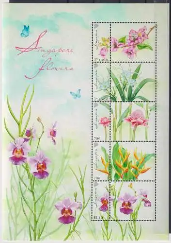 Flowers of Singapore - Personalized Stamps