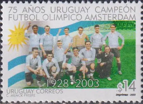 The 75th Anniversary of the Uruguay Football Team