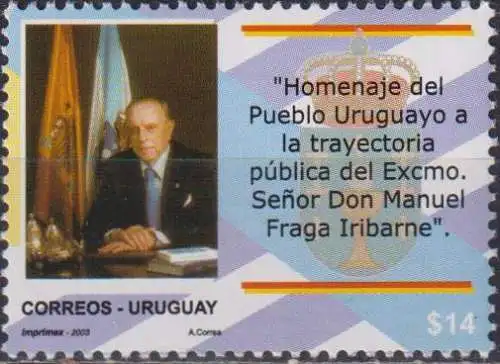 Visit of Manuel Fraga Iribarne, President of Galicia