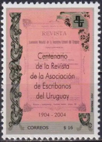 The 100th Anniversary of Journal of Federation of Uruguayan Writers""