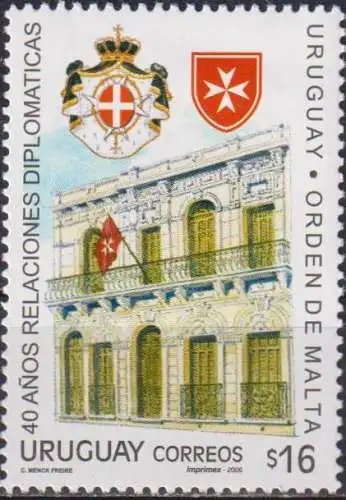 Diplomatic Relations Between Uruguay and the Order of Malta