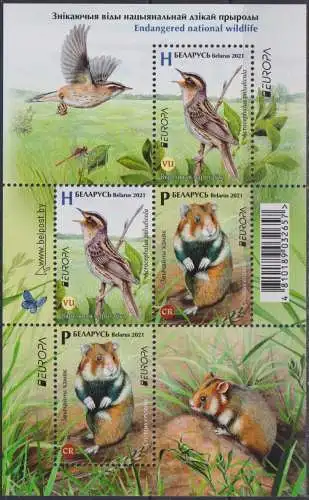 EUROPA Stamps - Endangered National Wildlife