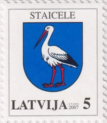 Coats of arms of Latvia - Staicele