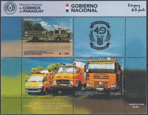 The 40th Anniversary of the Volunteer Firefighters Corps of Paraguay