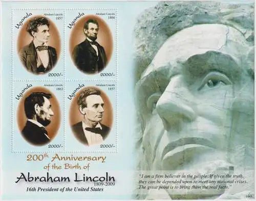 The 200th Anniversary of the Birth of Abraham Lincoln