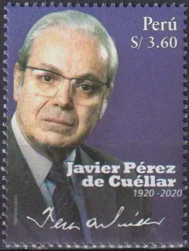 100th anniversary of the birth of Javier Perez de Cuellar