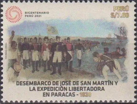 The 200th Anniversary of the Landing of the Liberation Army at Paracas