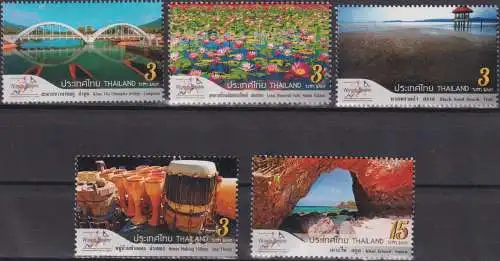 World Stamp Exhibition THAILAND 2018 - Tourist Destinations