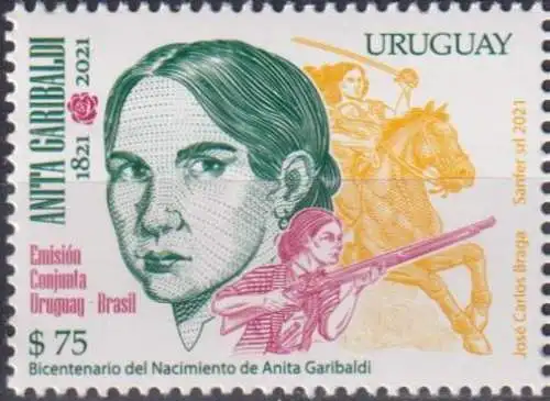 The 200th Anniversary of the Birth of Anita Garibaldi