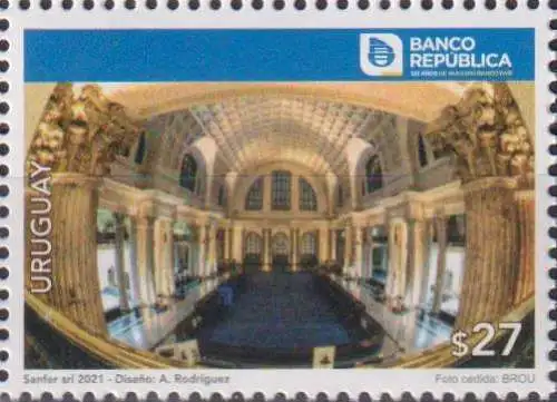 The 125th Anniversary of the Banco de la Repubic Oriental del Uruguay