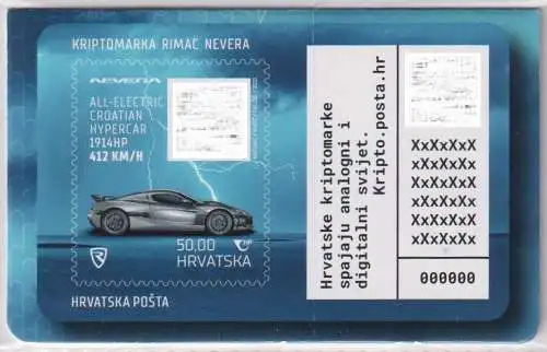 Crypto Stamp Rimac Nevera