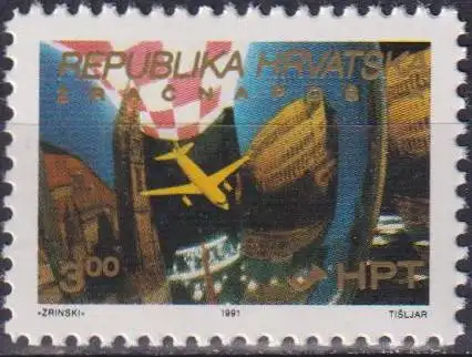 Zagreb-Pula Airmail Route