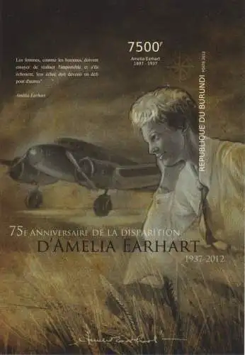 The 75th Anniversary of the Disappearance of Amelia Earhart, 1937-2012