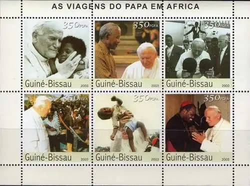 Pope John Paul II travels in Africa