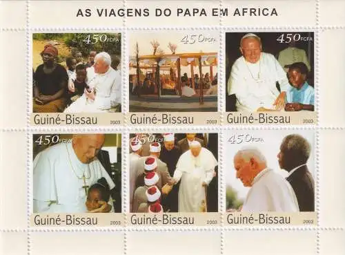 Pope John Paul II travels in Africa