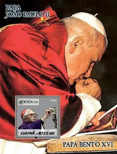 Pope Benedict XVI & Pope John Paul II