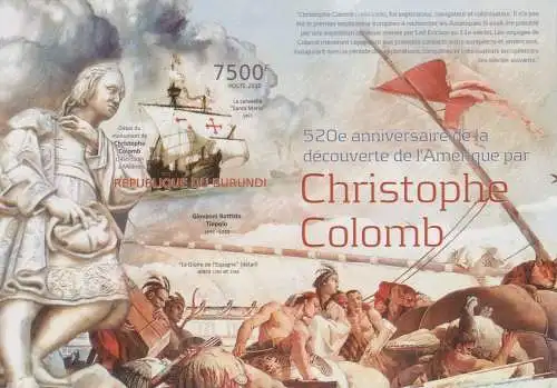 The 520th Anniversary of the Discovery of America by Christopher Columbus