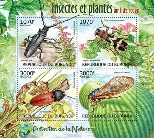 Protection of Nature - Insects & Planst of the Red List