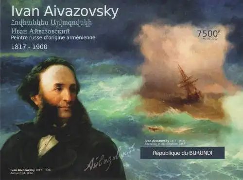 Paintings by Ivan Aivazovsky, 1817-1900 - Sailing Ships