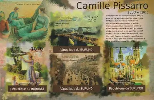 Paintings by Camille Pissaro, 1830-1903