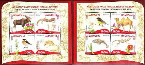 Flora and Fauna of the Red Book of Mongolia