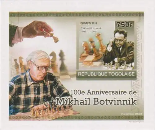 100 years since the birth of Mikhail Botvinnik - 1st Soviet world champion