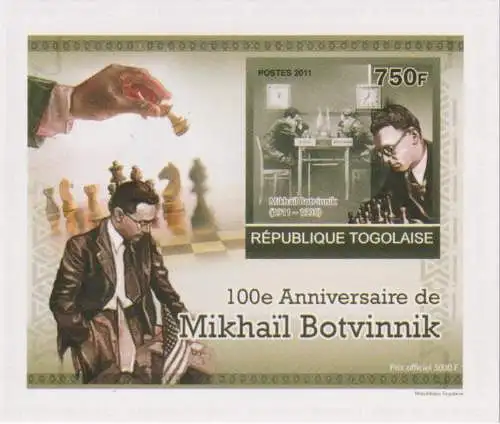 Mikhail Botvinnik and Mikhail Tal - game for the title of world chess champion