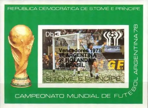 FIFA World Cup - Goalkeeper, Argentina, 1978 - overprint