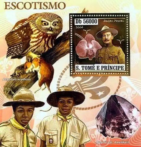 Scouts - Baden-Powell, gold foil