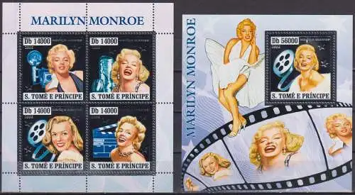 Marilyn Monroe, silver foil