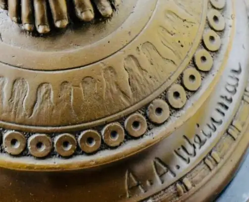 Bronze Skulptur bildschöner Ikarus auf Marmor, 61cmH 4