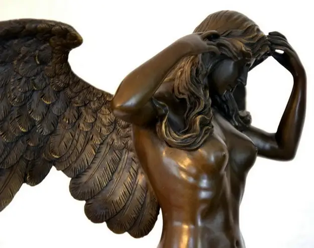 Bronze Skulptur Angel in Love 2