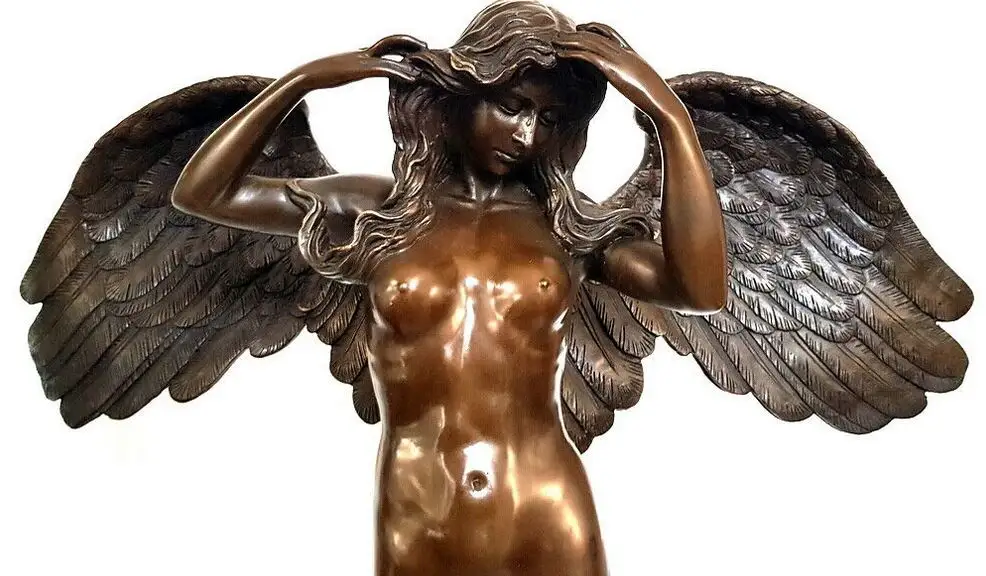 Bronze Skulptur Angel in Love 3