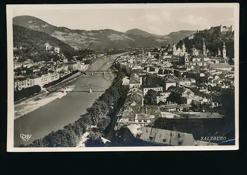 Salzburg - Stadtpanorama vom Elektr. Aufzug [Z26-1.535