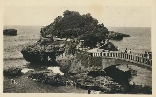 Biarritz - Le rocher du Basta [Z34-5.704