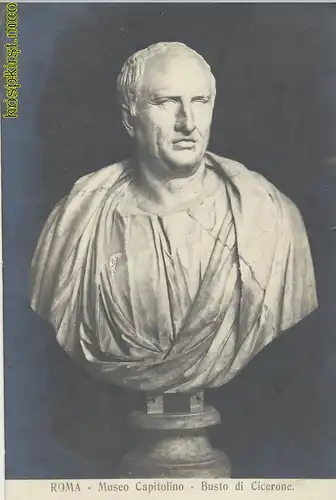Roma - Museo Capitolino - Busto di Cicerone [AA01-4.018