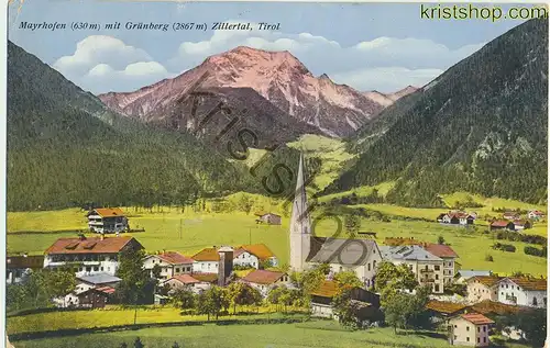Mayrhofen mit Grünberg - Zillertal  [AA69-3029