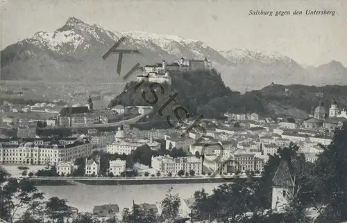 Salzburg gegen den Untersberg  [D-1153
