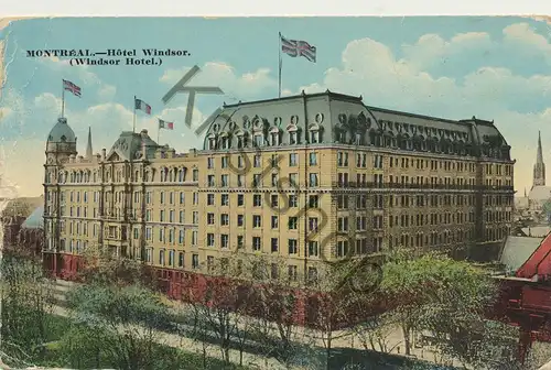 Montréal - Hôtel Windsor   [E-1317