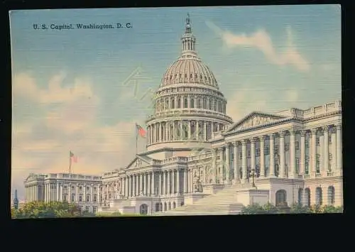 Washinton - U.S. Capitol - Stempel: RELEASED BY CENSOR [KK00-0.165